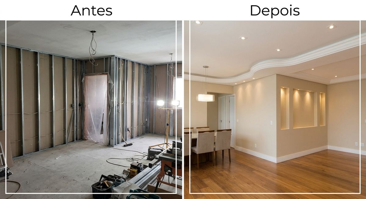Foto de trabalho de LEEDERG DRYWALL STEEL em Itajaí/SC